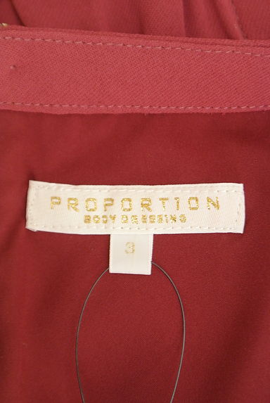 PROPORTION BODY DRESSING（プロポーションボディ ドレッシング）の古着「ベルト付き膝丈タックワンピース（ワンピース・チュニック）」大画像６へ
