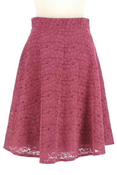 PROPORTION BODY DRESSING（プロポーションボディ ドレッシング）の古着「花柄フロッキーレース膝丈スカート（スカート）」大画像１へ