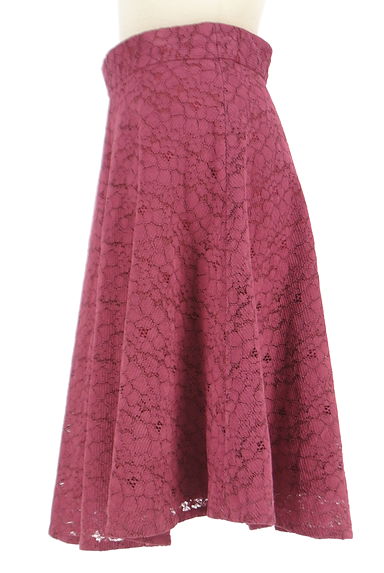 PROPORTION BODY DRESSING（プロポーションボディ ドレッシング）の古着「花柄フロッキーレース膝丈スカート（スカート）」大画像３へ
