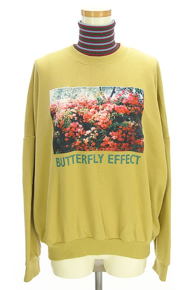 クリックで大画像表示 jouetie(ジュエティ)の古着「レイヤード風ボックスプリントスウェット(スウェット・パーカー)」大画像1へ
