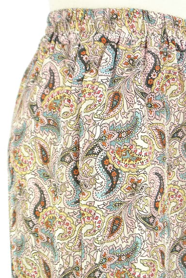 jouetie（ジュエティ）の古着「ペイズリー柄ストライプシフォンワイドパンツ（パンツ）」大画像４へ