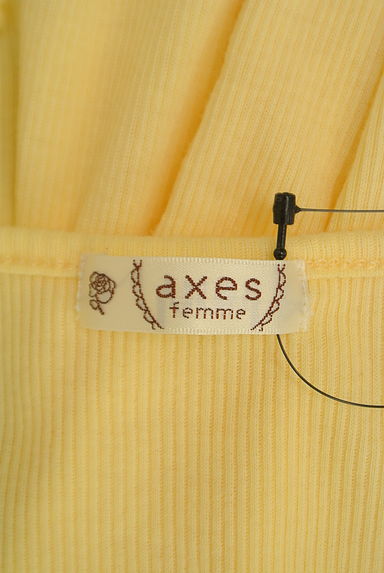 axes femme（アクシーズファム）の古着「メロウフリルリブカットソー（ニット）」大画像６へ