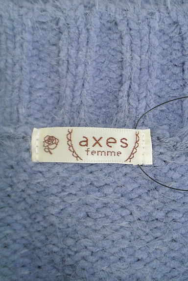 axes femme（アクシーズファム）の古着「パール付きケーブルニット（セーター）」大画像６へ