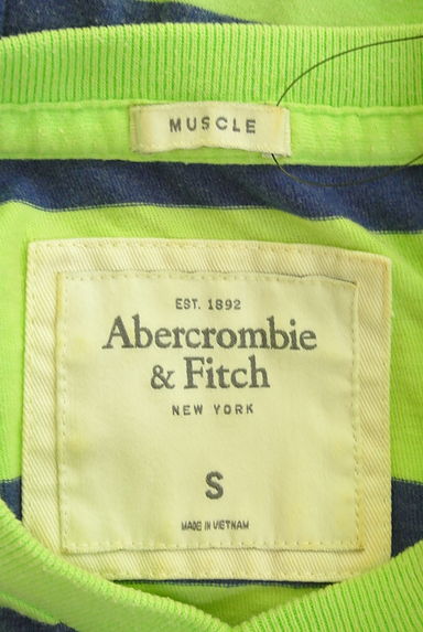 Abercrombie&Fitch（アバクロンビーアンドフィッチ）の古着「ワンポイント刺繍ボーダーTシャツ（Ｔシャツ）」大画像６へ