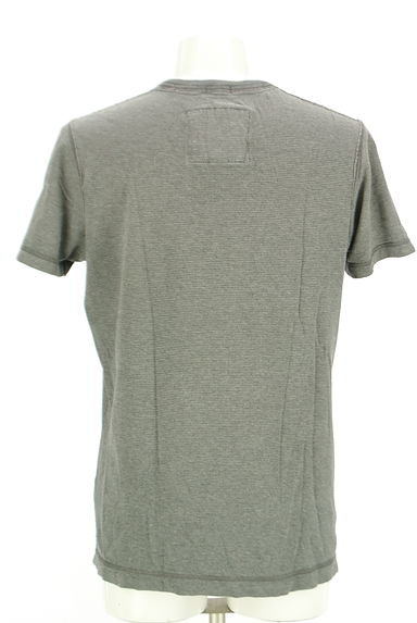 Abercrombie&Fitch（アバクロンビーアンドフィッチ）の古着「ワンポイント刺繍ボーダーTシャツ（Ｔシャツ）」大画像２へ