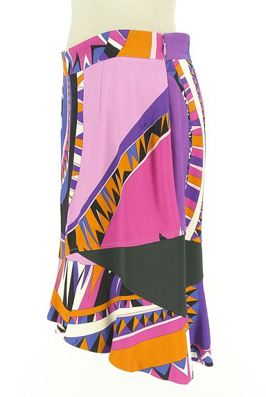 EMILIO PUCCI（エミリオプッチ）の古着「フィッシュテール膝丈スカート（スカート）」大画像３へ