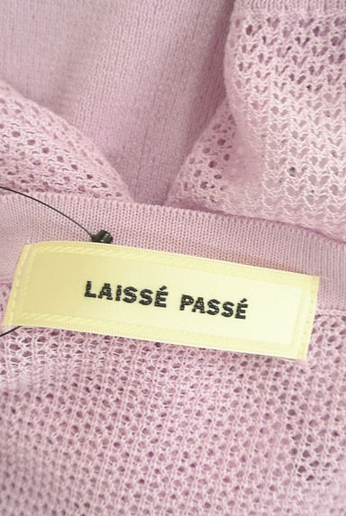 LAISSE PASSE（レッセパッセ）の古着「メッシュ編みニットカーディガン（カーディガン・ボレロ）」大画像６へ