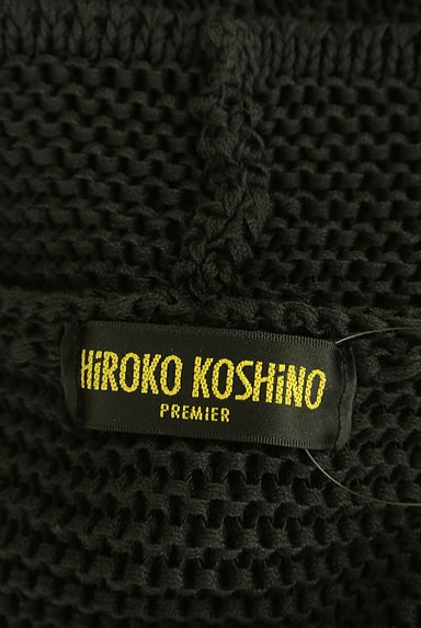 HIROKO KOSHINO（ヒロココシノ）の古着「ワンボタンローゲージニットカーディガン（カーディガン・ボレロ）」大画像６へ