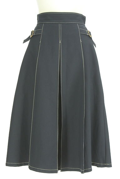 JILL by JILLSTUART（ジルバイジルスチュアート）の古着「ミモレ丈ステッチフレアスカート（ロングスカート・マキシスカート）」大画像１へ