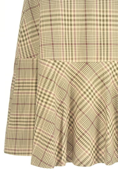 PROPORTION BODY DRESSING（プロポーションボディ ドレッシング）の古着「チェック柄ミモレスカート（ロングスカート・マキシスカート）」大画像４へ