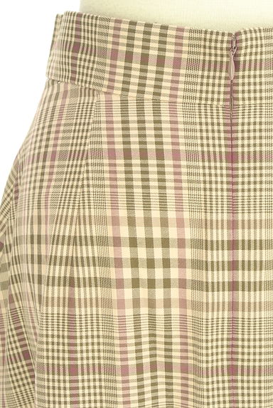 PROPORTION BODY DRESSING（プロポーションボディ ドレッシング）の古着「チェック柄ミモレスカート（ロングスカート・マキシスカート）」大画像５へ