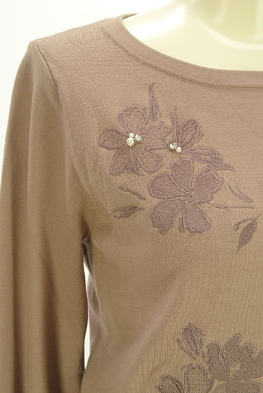 PROPORTION BODY DRESSING（プロポーションボディ ドレッシング）の古着「花刺繍ニット（ニット）」大画像４へ