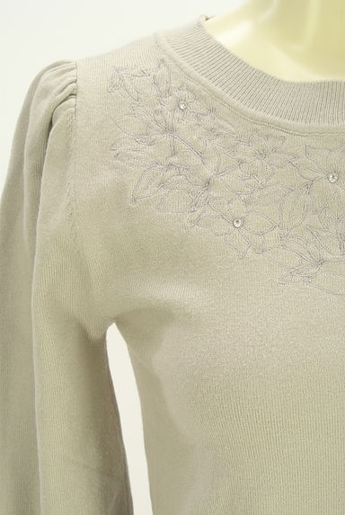 PROPORTION BODY DRESSING（プロポーションボディ ドレッシング）の古着「花刺繍ニット（ニット）」大画像４へ