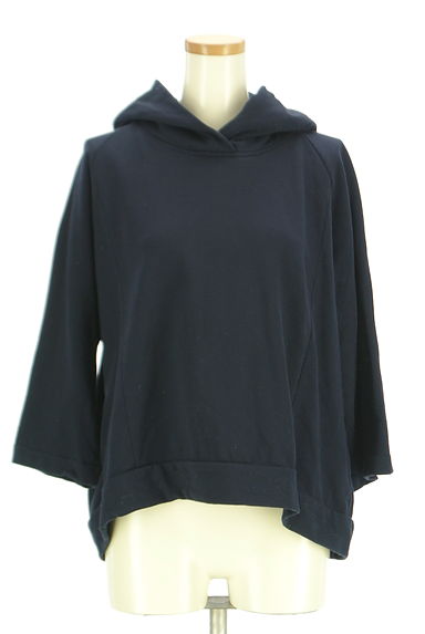 BLACK BY MOUSSY（ブラックバイマウジー）の古着「８分袖スウェットパーカー（スウェット・パーカー）」大画像１へ