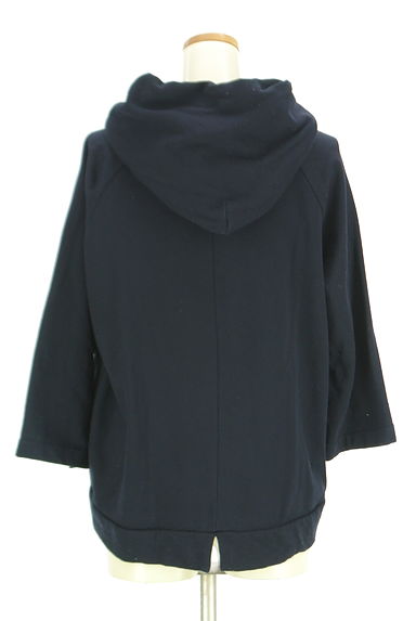 BLACK BY MOUSSY（ブラックバイマウジー）の古着「８分袖スウェットパーカー（スウェット・パーカー）」大画像２へ
