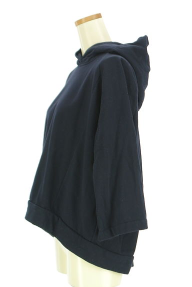 BLACK BY MOUSSY（ブラックバイマウジー）の古着「８分袖スウェットパーカー（スウェット・パーカー）」大画像３へ