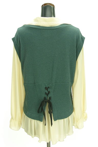 axes femme（アクシーズファム）の古着「レイヤード風トップス（ニット）」大画像２へ