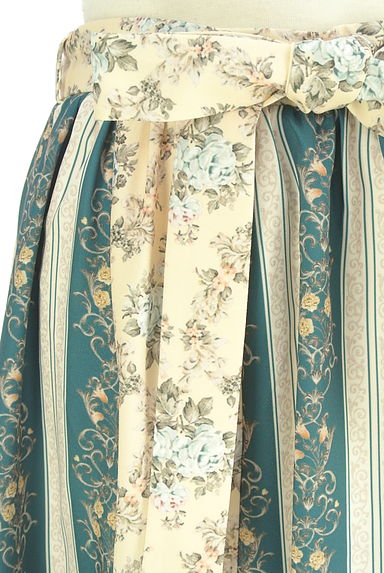 axes femme（アクシーズファム）の古着「ベルト付き花柄ロングスカート（ロングスカート・マキシスカート）」大画像４へ