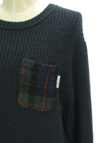 URBAN RESEARCH Sonny Label（サニーレーベル）の古着「チェックポケット付きニット（ニット）」大画像４へ