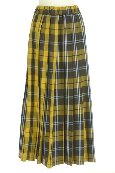 URBAN RESEARCH Sonny Label（サニーレーベル）の古着「配色チェックロングプリーツスカート（ロングスカート・マキシスカート）」大画像１へ