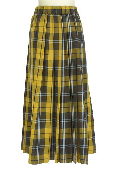 URBAN RESEARCH Sonny Label（サニーレーベル）の古着「配色チェックロングプリーツスカート（ロングスカート・マキシスカート）」大画像２へ