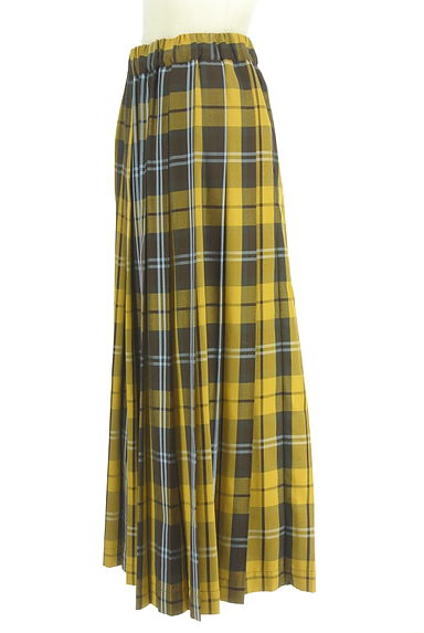 URBAN RESEARCH Sonny Label（サニーレーベル）の古着「配色チェックロングプリーツスカート（ロングスカート・マキシスカート）」大画像３へ