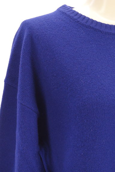 Dignite collier（ディニテ　コリエ）の古着「ラウンドヘムカラーニット（ニット）」大画像４へ
