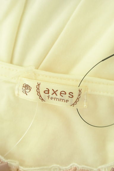 axes femme（アクシーズファム）の古着「レースネックカットソー（カットソー・プルオーバー）」大画像６へ