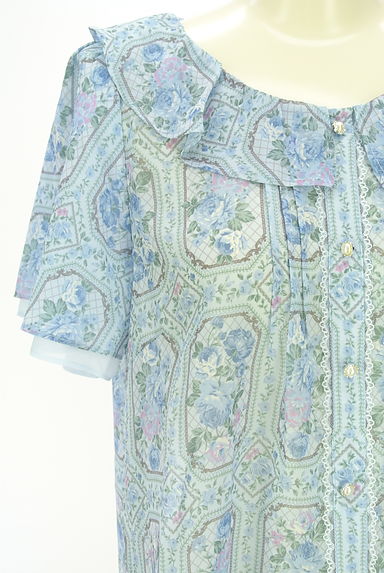 axes femme（アクシーズファム）の古着「フリルカラーシフォンカットソー（カットソー・プルオーバー）」大画像４へ