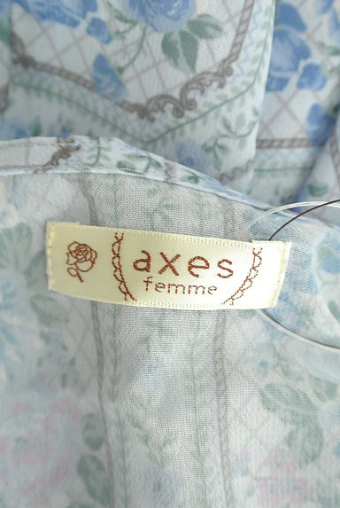 axes femme（アクシーズファム）の古着「フリルカラーシフォンカットソー（カットソー・プルオーバー）」大画像６へ