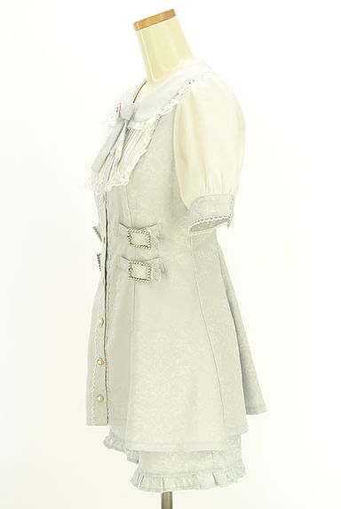 Ank Rouge（アンクルージュ）の古着「シフォン切替ミニワンピ＋ショートパンツ（ワンピース・チュニック）」大画像３へ