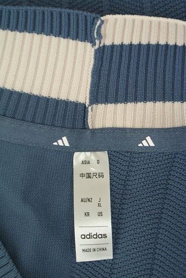 adidas（アディダス）の古着「アシメVネックニット（ベスト・ジレ）」大画像６へ