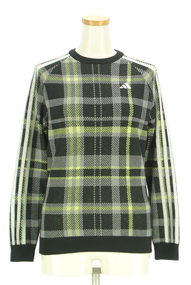 adidas（アディダス）の古着「スリーラインラグランチェックニット（ニット）」大画像１へ
