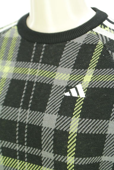adidas（アディダス）の古着「スリーラインラグランチェックニット（ニット）」大画像４へ