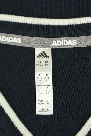 adidas（アディダス）の古着「チェック編みニットベスト（ベスト・ジレ）」大画像６へ