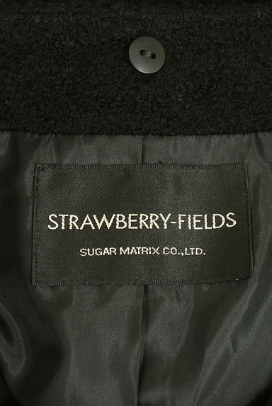 STRAWBERRY-FIELDS（ストロベリーフィールズ）の古着「ファー襟ショートコート（コート）」大画像６へ