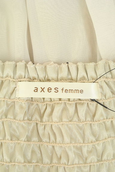 axes femme（アクシーズファム）の古着「ドットシフォン膝上ワンピース（ワンピース・チュニック）」大画像６へ