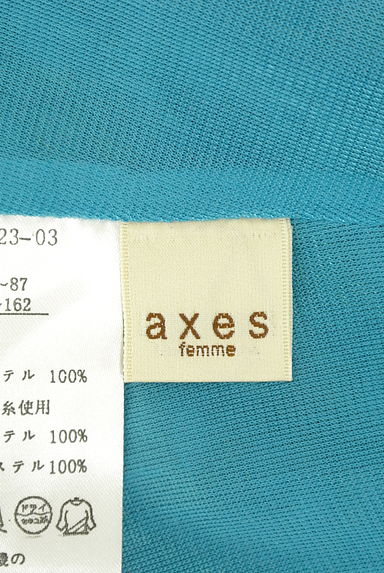 axes femme（アクシーズファム）の古着「花柄ティアードシフォンミニワンピース（ワンピース・チュニック）」大画像６へ