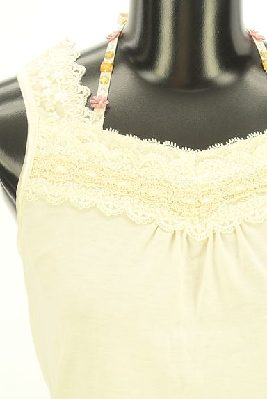 axes femme（アクシーズファム）の古着「レースタンクトップ（キャミソール・タンクトップ）」大画像４へ
