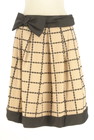 TO BE CHIC ベルト付きチェックミディスカートの買取実績
