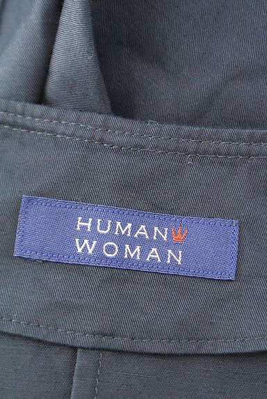 HUMAN WOMAN（ヒューマンウーマン）の古着「綿麻ノーカラージャケット（ジャケット）」大画像６へ