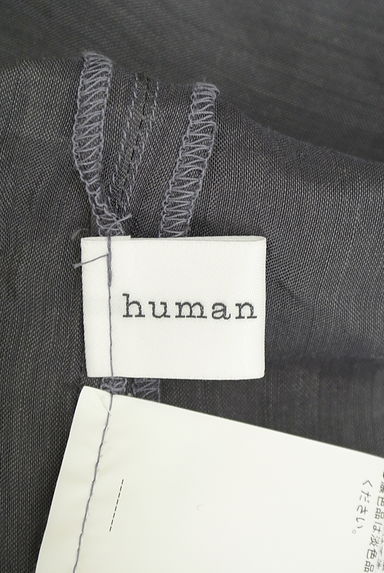 HUMAN WOMAN（ヒューマンウーマン）の古着「バンドカラーロングワンピース（ワンピース・チュニック）」大画像６へ