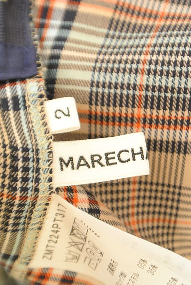 MARECHAL TERRE（マルシャル・テル）の古着「バイカラーベルトチェックパンツ（パンツ）」大画像６へ