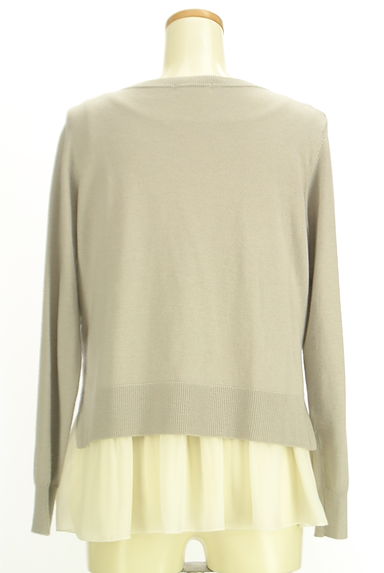NATURAL BEAUTY BASIC（ナチュラルビューティベーシック）の古着「ニット＋プリーツシフォンタンク（ニット）」大画像２へ