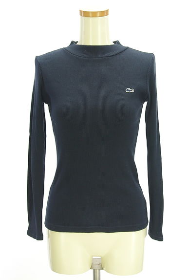 LACOSTE（ラコステ）の古着「ワンポイントモックネックニット（カットソー・プルオーバー）」大画像１へ