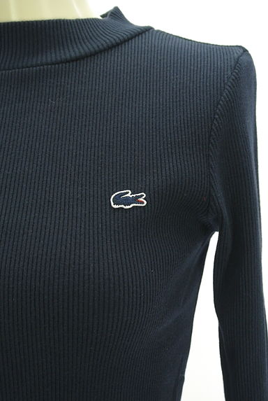 LACOSTE（ラコステ）の古着「ワンポイントモックネックニット（カットソー・プルオーバー）」大画像４へ