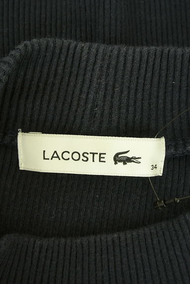 LACOSTE（ラコステ）の古着「ワンポイントモックネックニット（カットソー・プルオーバー）」大画像６へ