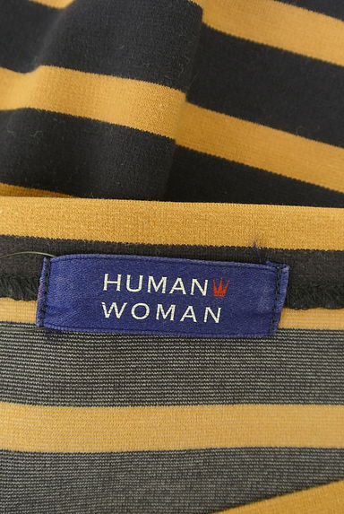 HUMAN WOMAN（ヒューマンウーマン）の古着「ボーダー×ストライプカットソー（カットソー・プルオーバー）」大画像６へ
