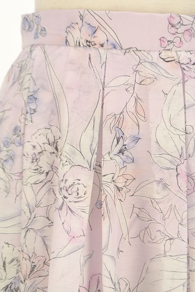 STRAWBERRY-FIELDS（ストロベリーフィールズ）の古着「花柄シアーミモレスカート（ロングスカート・マキシスカート）」大画像４へ
