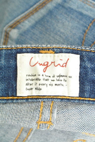 Ungrid（アングリッド）の古着「ダメージ加工スキニーデニムパンツ（デニムパンツ）」大画像６へ